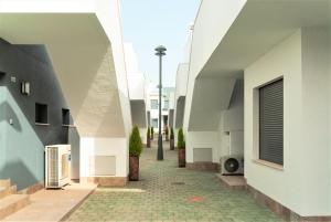 Budynek, w którym mieści się apartament