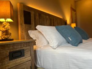 Postel nebo postele na pokoji v ubytování Hotel Paradiso Como