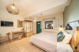 Postel nebo postele na pokoji v ubytování Seashell Luxury Residence - Studio 2