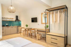 Kuchyň nebo kuchyňský kout v ubytování Seashell Luxury Residence - Studio 2