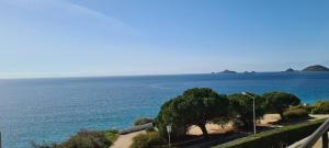 a view of a large body of water at STUDIO LES CALANQUES in Ajaccio