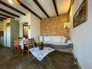 A seating area at Barbara house