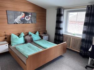 Postel nebo postele na pokoji v ubytování Musi Appartements