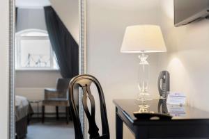 Letto o letti in una camera di Hotel Kronjylland