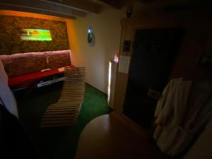 Posezení v ubytování Ferienwohnung Saarleuchtturm