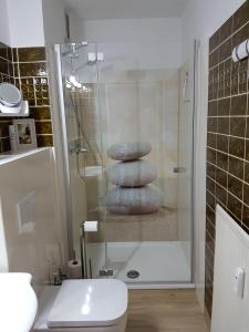 Koupelna v ubytování Dat-Harzchen-mit-Garage-und-WLAN