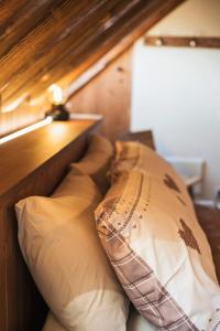 Postel nebo postele na pokoji v ubytování Malga Laben