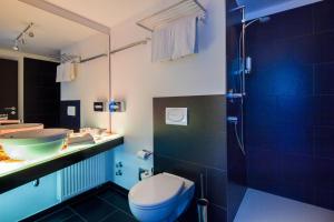 Koupelna v ubytování Hotel Der Achtermann