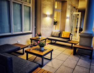 Posezení v ubytování Hotel Der Achtermann