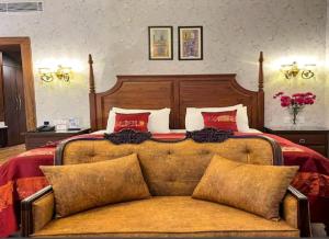 Ένα ή περισσότερα κρεβάτια σε δωμάτιο στο Hotel Mount View