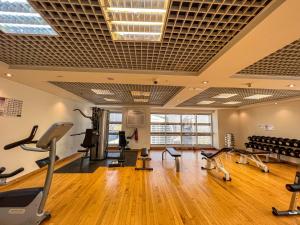 Fitness centrum a/nebo fitness zařízení v ubytování Cosmos Living Cozy Studio Near Dubai Marina