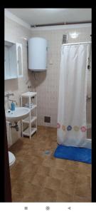 Koupelna v ubytování Villa Gromaca