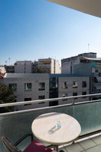 A balcony or terrace at Hotel Ntinas