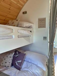 a bedroom with bunk beds in a tiny house at Finest Retreats - Mingle Dale in York
