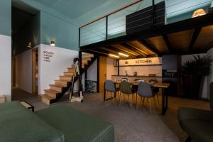 Zona d'estar a Khada Hostel