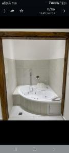 Koupelna v ubytování סוויטות לב הגולן - Golan center suite + 22 fotografií