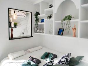 Posteľ alebo postele v izbe v ubytovaní Casa Alana- Apartamentos en Suite Budha- Las mejores vistas y ubicación !