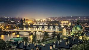 Výhľad na mesto Praha alebo výhľad na mesto priamo z hotela