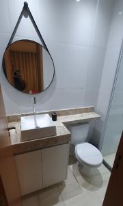 Koupelna v ubytování Xodó da Aldeia