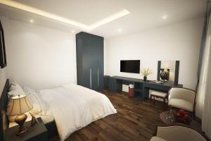 Μια τηλεόραση ή/και κέντρο ψυχαγωγίας στο Hotel The HN- by BAY LUXURY