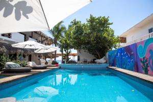Bazén v ubytování Hotel Playa Zipolite nebo v jeho okolí