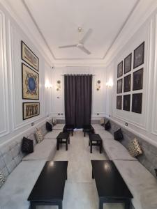 A seating area at The Australian Hostel