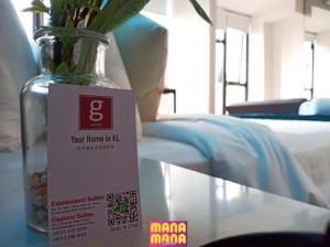 Postel nebo postele na pokoji v ubytování Ceylonz KLCC by Mana-Mana