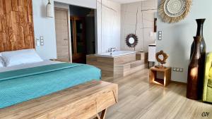 Voodi või voodid majutusasutuse CAPAO Beach Hôtel toas