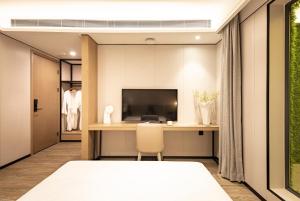 Телевизия и/или развлекателен център в CM Serviced Apartment Shenzhen Dongmen