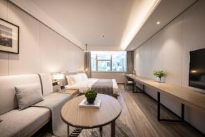 Телевизия и/или развлекателен център в CM Serviced Apartment Shenzhen Dongmen