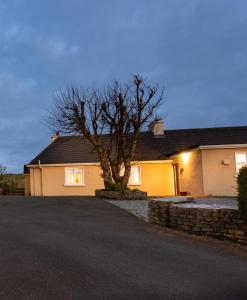 a house with a tree in front of it at Atlantic View Cottages in Doolin