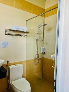 Koupelna v ubytování Bình Dương Đà Lạt Hotel