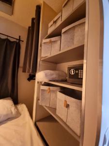 Posteľ alebo postele v izbe v ubytovaní Appartement Village Naturiste Dunes