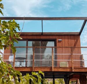 Balkón nebo terasa v ubytování El Arrebol Comfort Camp