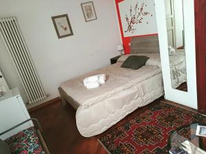 Postel nebo postele na pokoji v ubytování Ai Tintori