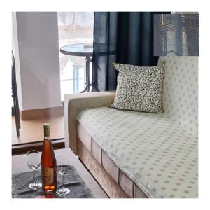 Tempat tidur dalam kamar di Apartmani Gavric Borovi 2