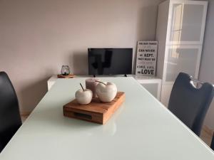 Telewizja i/lub zestaw kina domowego w obiekcie Gästehaus Auer Fritzi