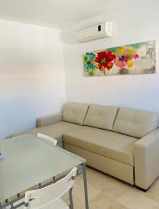 Posezení v ubytování Hostal Tres Soles