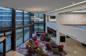 TV a/nebo společenská místnost v ubytování The Superior Living Batışehir