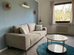 Posezení v ubytování Ferienwohnung Hitzacker/Elbe