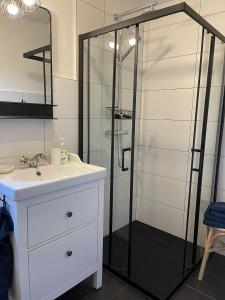 Koupelna v ubytování Ferienwohnung Hitzacker/Elbe