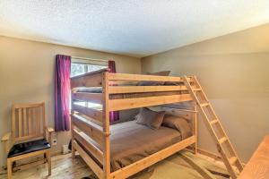 a bedroom with two bunk beds in a room at Free Ski Shuttle Mtn Escape in Breckenridge! in Breckenridge