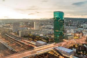 Splošen razgled na mesto Zürich oz. razgled na mesto, ki ga ponuja hotel