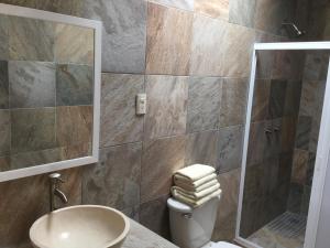 Koupelna v ubytování Casona de Cantera