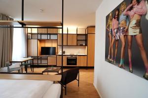 Kuchyň nebo kuchyňský kout v ubytování S12 - Boardinghouse by Hotel Trezor