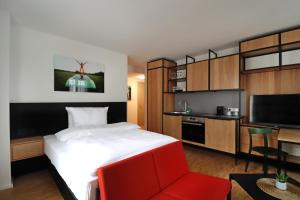 Kuchyň nebo kuchyňský kout v ubytování S12 - Boardinghouse by Hotel Trezor