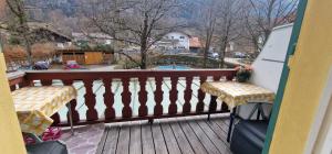 Balkón nebo terasa v ubytování ciao-aschau Haus zur Burg Ap104 Pabst