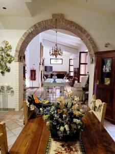 Ruang duduk di Casa vacanze Felicitas