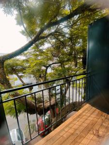 Ein Balkon oder eine Terrasse in der Unterkunft LOFT BC
