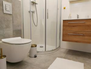 Kúpeľňa v ubytovaní Hugo Star Apartments